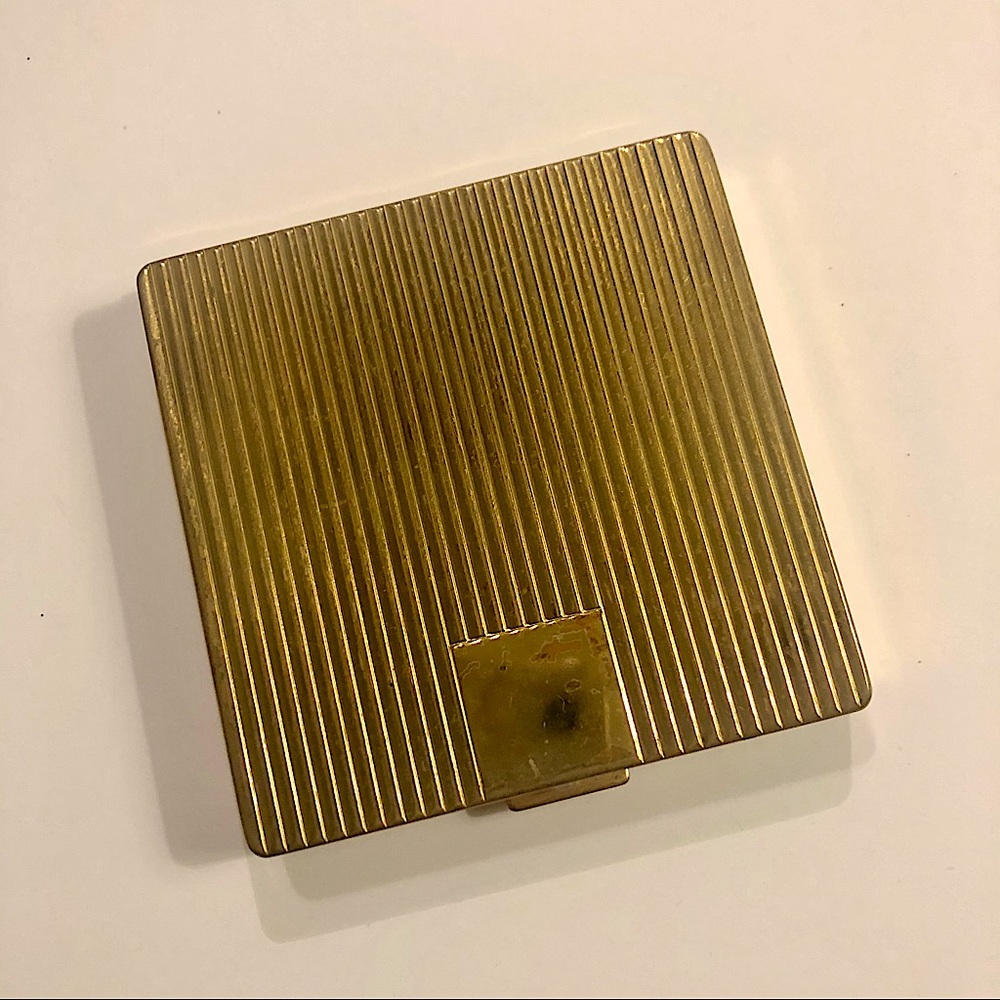 Coty vintage gold compact